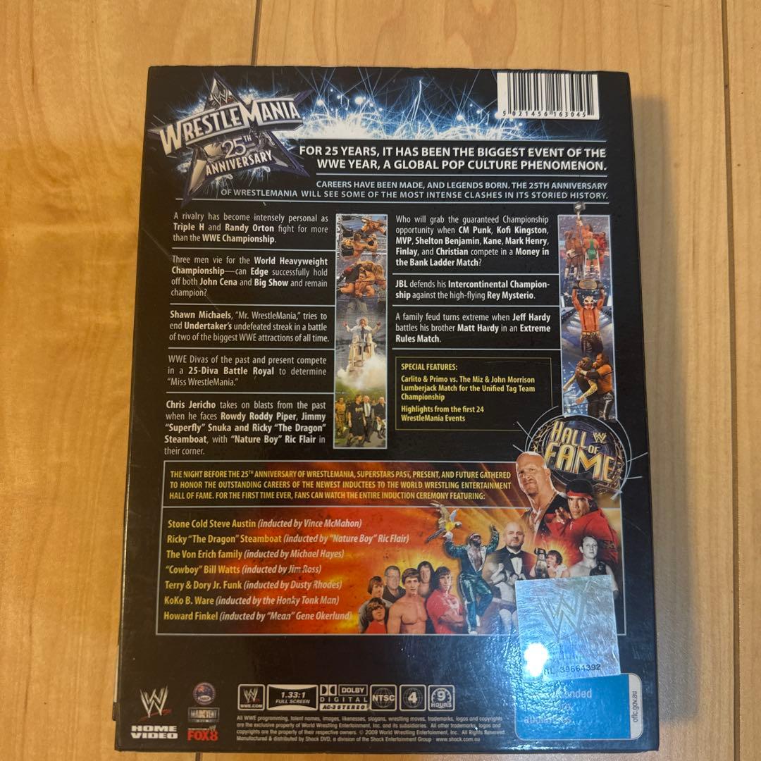 スポーツ・フィットネス WRESTLEMANIA 25TH ANNIVERSARY 3 DISC SET
