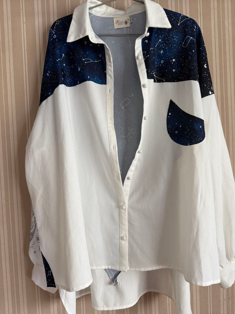 【Favorite】あめのじゃくコラボシャツ 白 White星座 オーバーサイズ