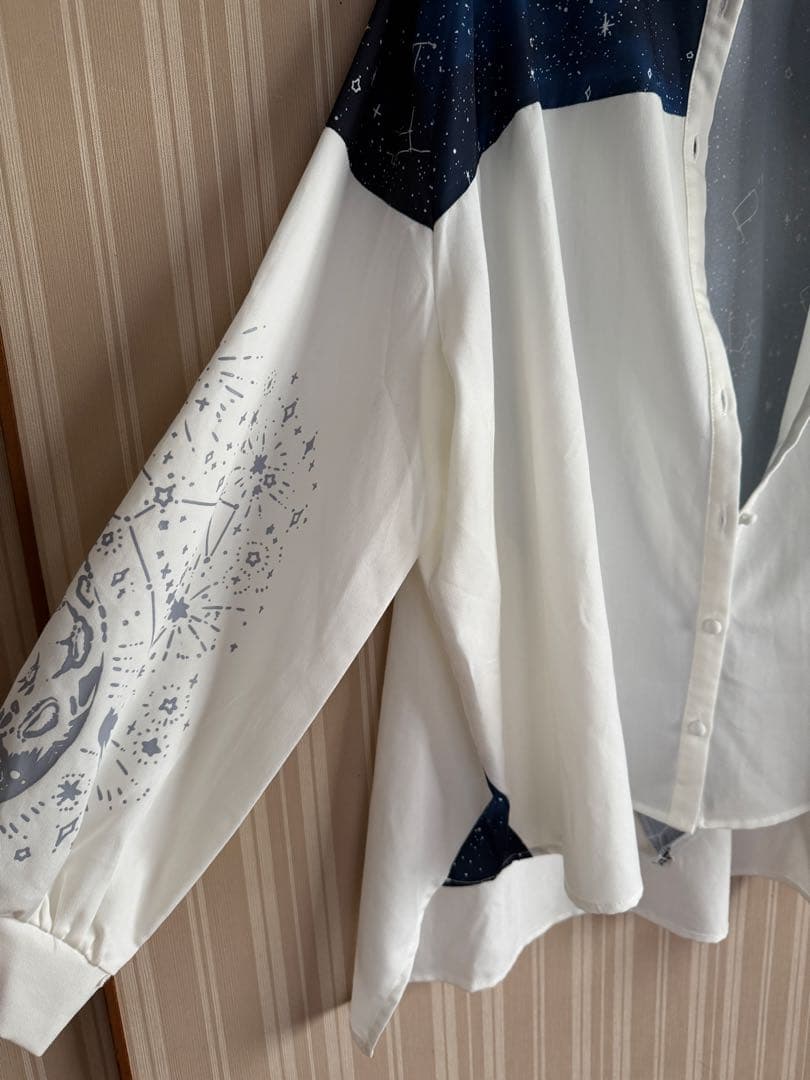 【Favorite】あめのじゃくコラボシャツ 白 White星座 オーバーサイズ