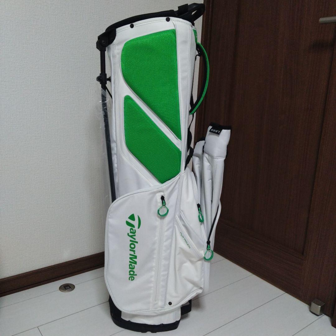 TaylorMade ゴルフキャディバッグ ホワイト/グリーン