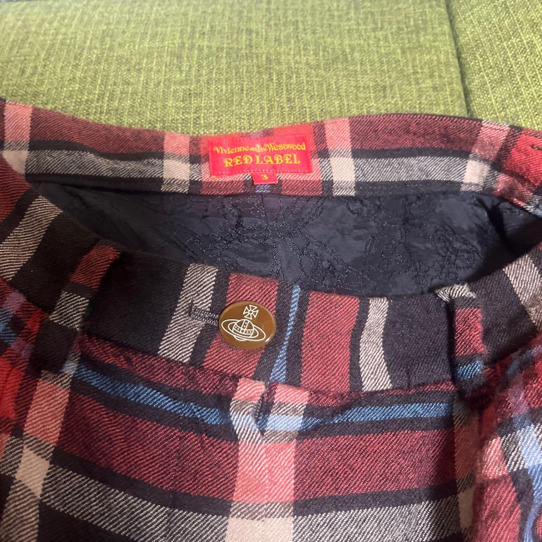 ヴィヴィアンウエストウッド ショートパンツ チェック柄 サイズ3
