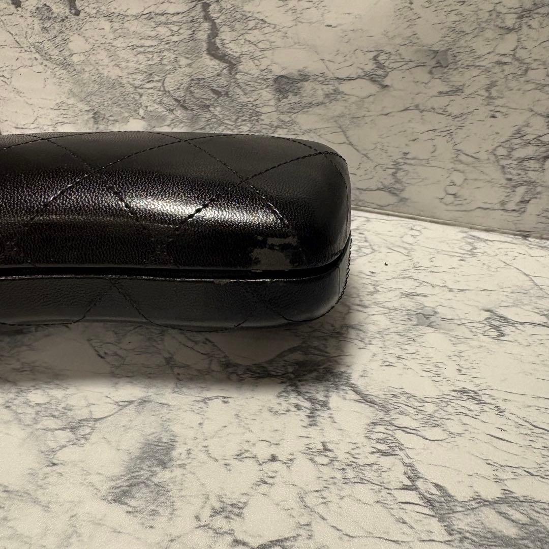 【F-fox8】CHANEL ブラック サングラス リボンモチーフ