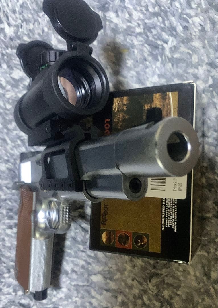 MGC メッキ　m1911 ガバメント　スコープ付き　ベレッタ　モーゼル　SAA