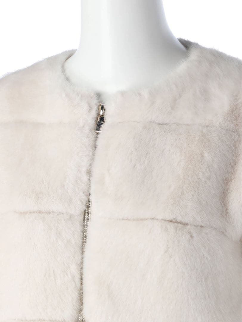 LIP SERVICE／カッティングショートファージャケット