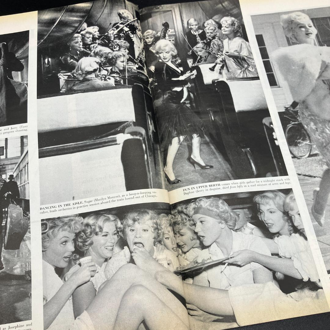 1959年 当時物　マリリン モンロー　表紙 LIFE誌　天皇陛下 ご成婚　記事