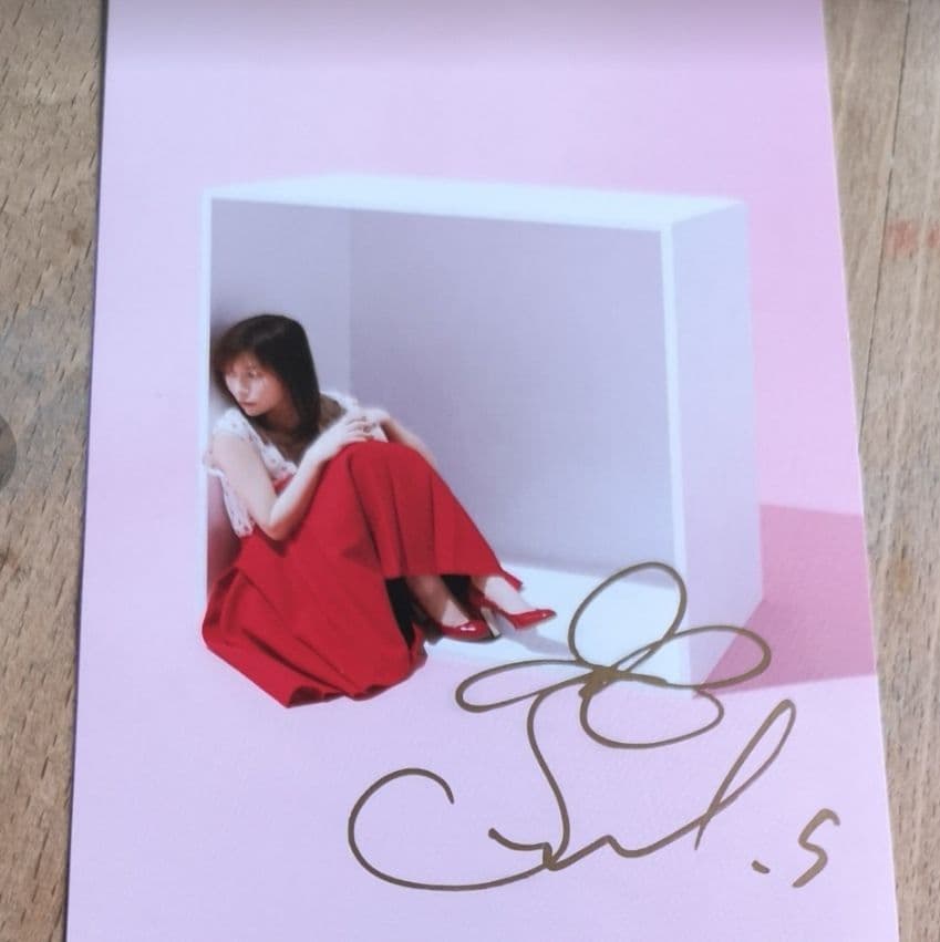 カバーアルバム　サイン付きポストカードセット　柴田淳