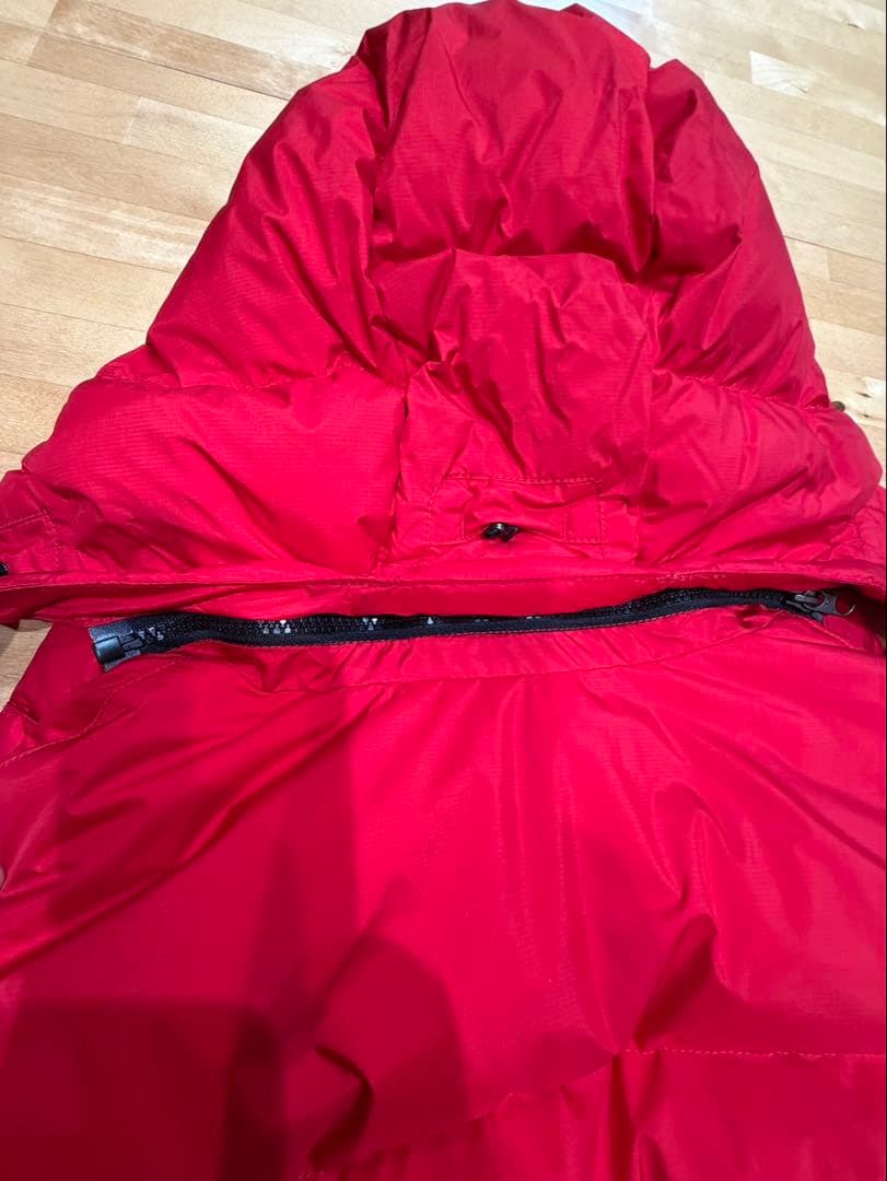 ポロ・ラルフ・ローレン フード付きダウンベスト レッド