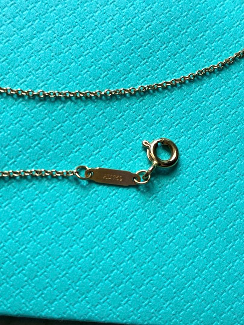 お天気 さまTiffany & Co. ネックレス　Tスマイル K18　スモール