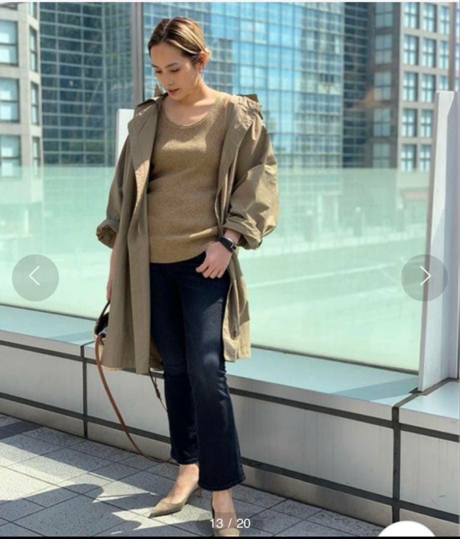 AP studio ナイロンタフタコート　スプリングコート