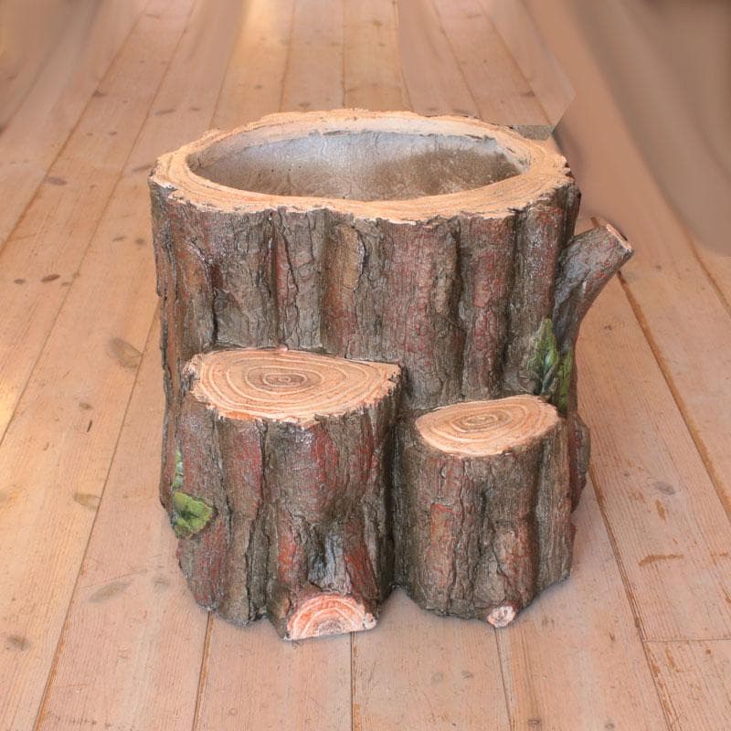 切り株プランター 鉢 植木鉢 園芸 ガーデニング ガーデン 375-255