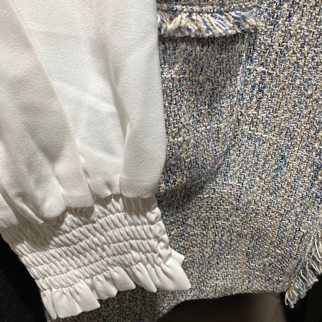 ミックスツイードライクジレ　未使用に近い