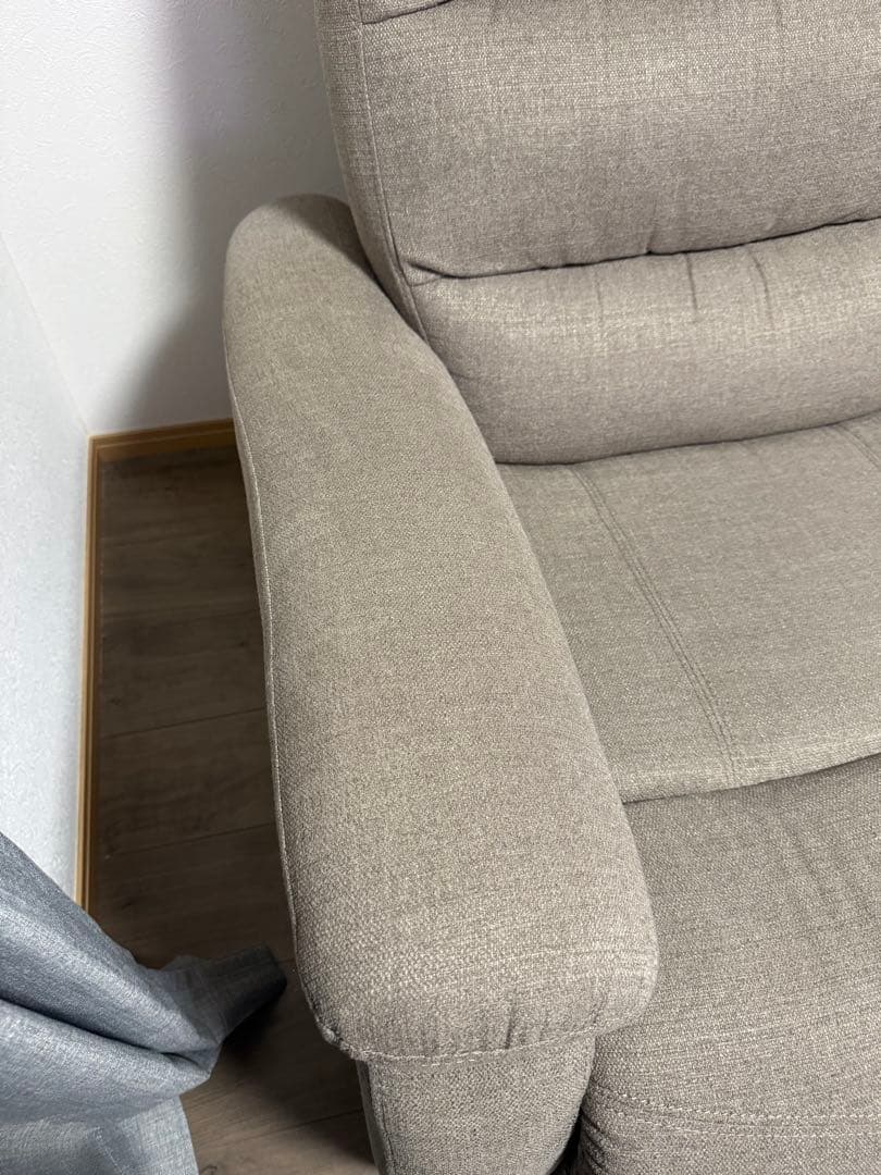 【からあげ】ニトリ Nビリーバー 電動リクライニングソファ 3人掛け