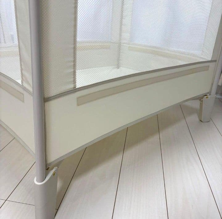 ココネルエアーABプラス ベビーベッド ホワイトベージュ