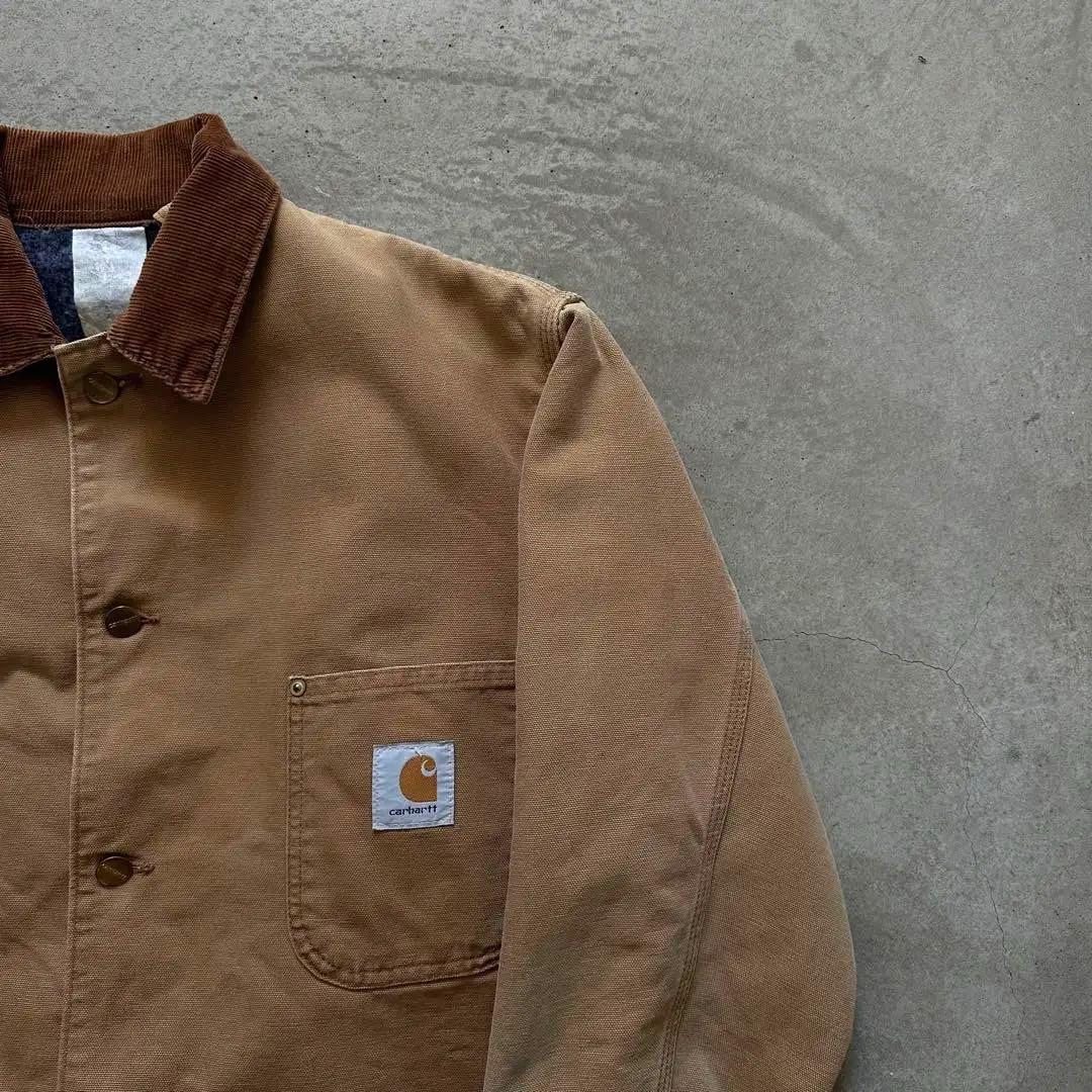 星タグUSA製80s カーハート チョアコート 希少サイズ40 極上