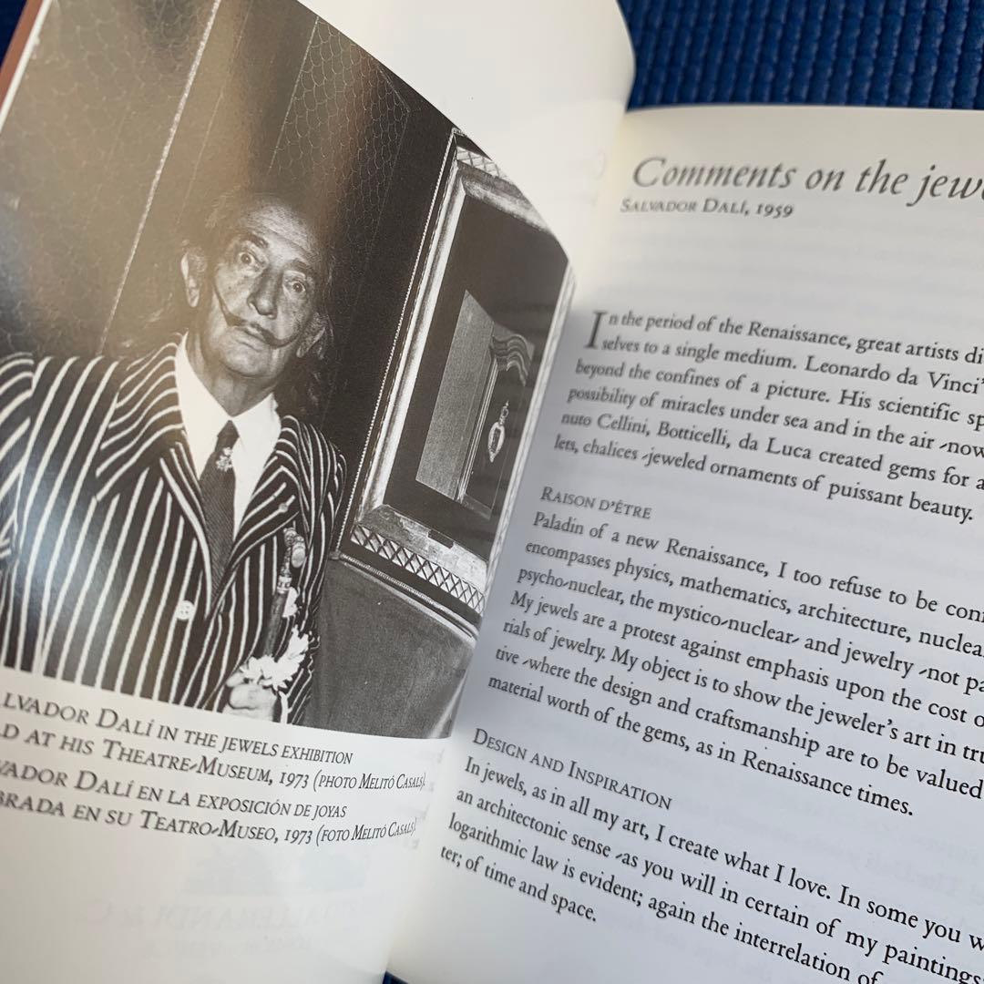 お値下げ【貴重な洋書】サルヴァドール・ダリ 『奇蹟のダリ宝石展』の展覧会図録