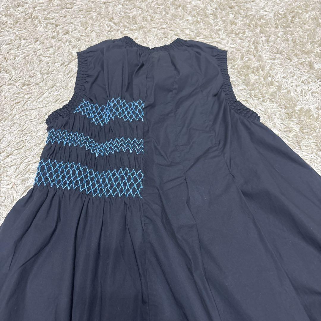 近年モデル エンフォルド スモッキングトップス　チュニック　アシメトリー　38