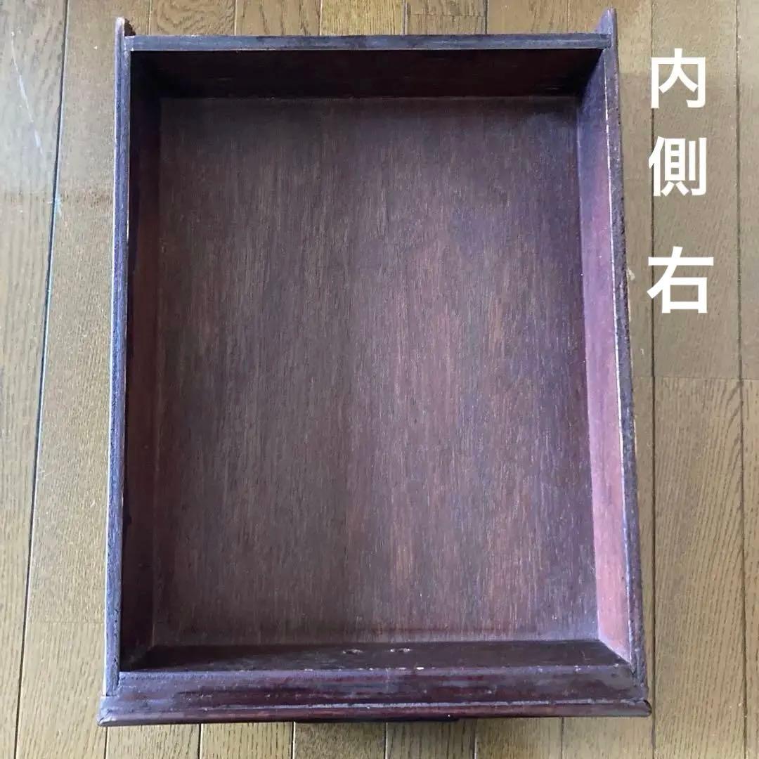 【只今お値引き中・希少品】天然木ラタン籐ワゴン】引き出し2個付き