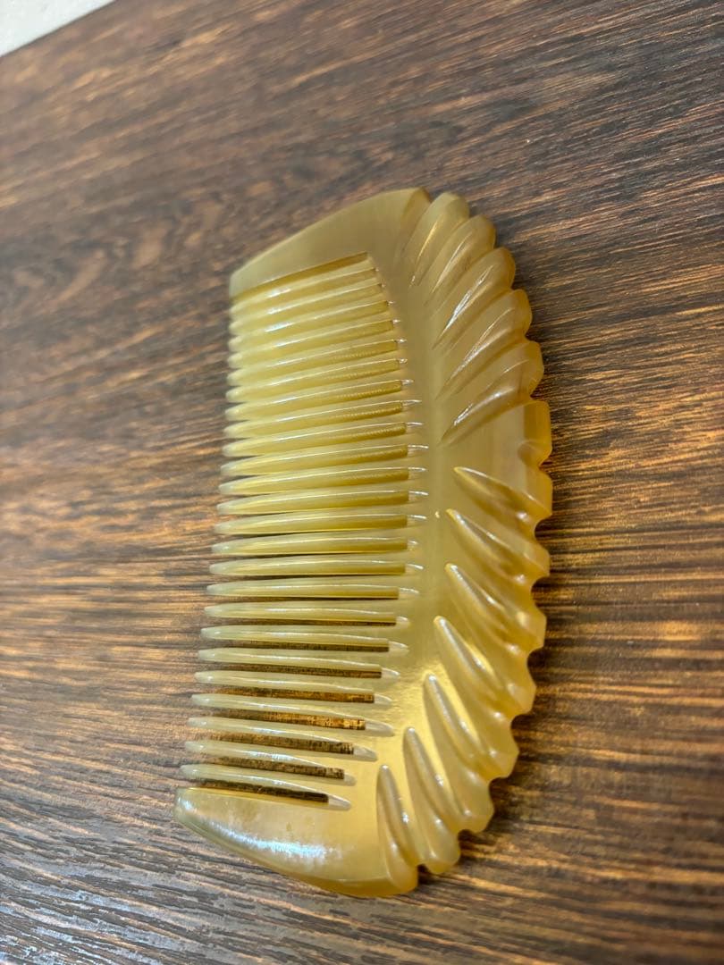 シープホーンコームポケットタイプ　ナチュラルホーンコーム　天然角　羊角