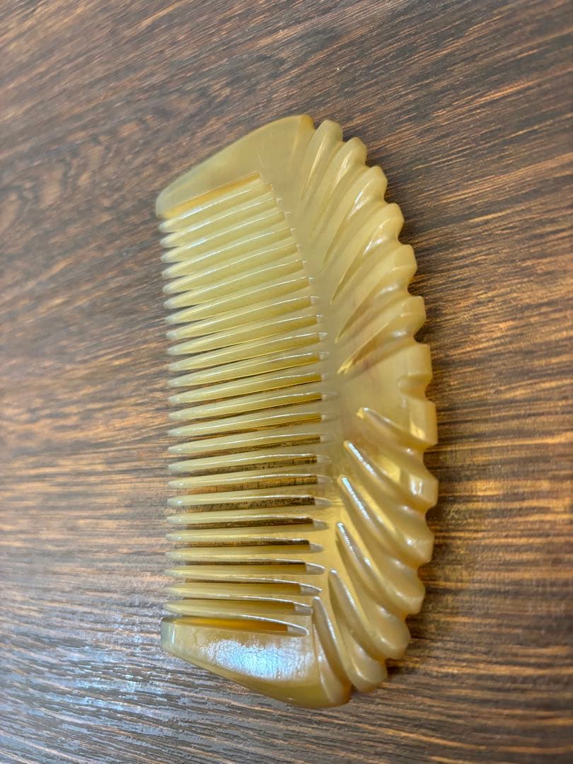 シープホーンコームポケットタイプ　ナチュラルホーンコーム　天然角　羊角