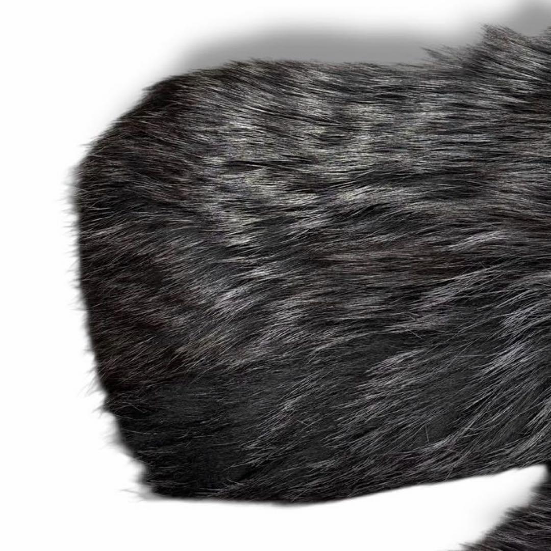 美品 SAGAFOX 毛皮 コート アウター ファー リアル 女優襟 最高級