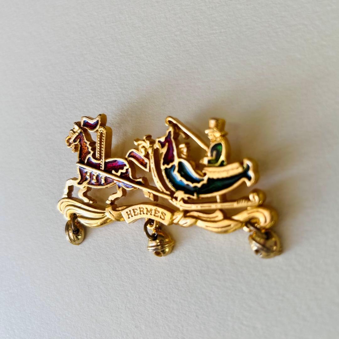 エルメス　クリスマス ブローチ
