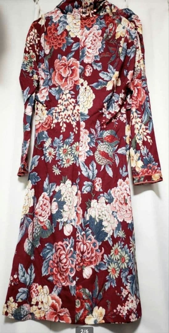 【未使用】レオナールパリ　インポート　税込33万円　ラグラン袖ワンピース　38