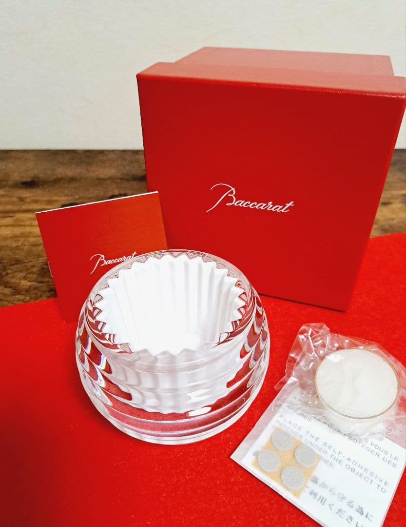 バカラ アイ EYE ホワイト キャンドルホルダー②