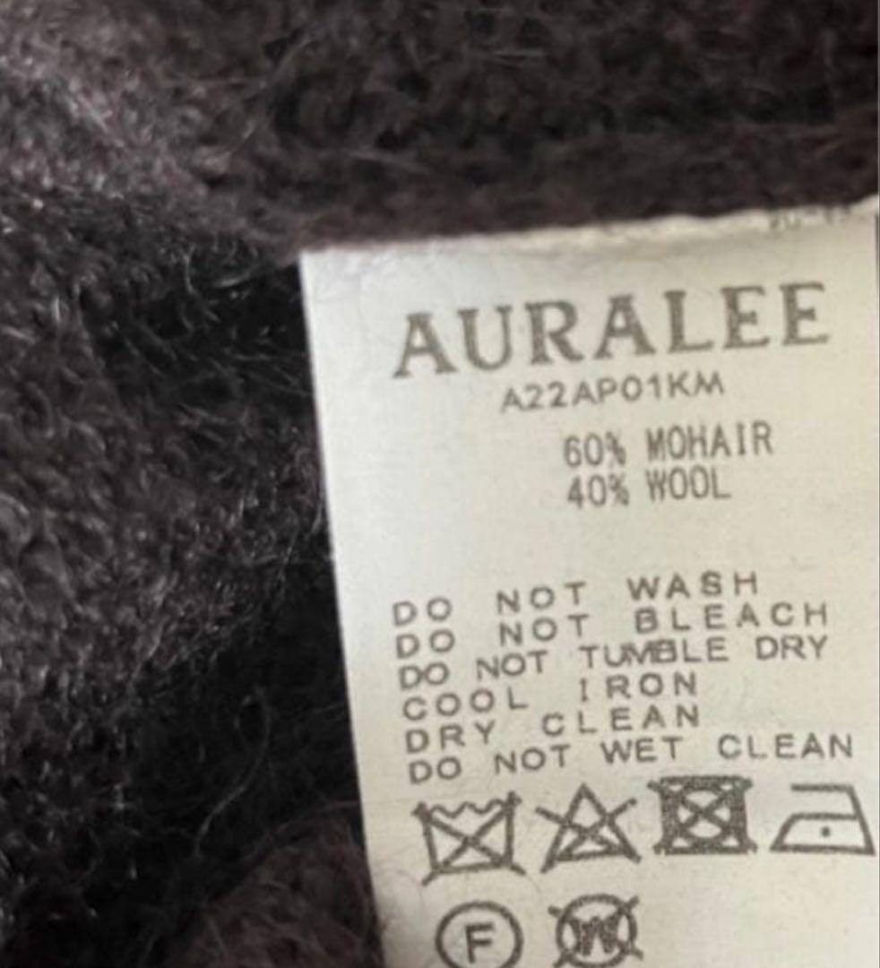 トップス BRUSHED SUPER KID MOHAIR KNIT P/O