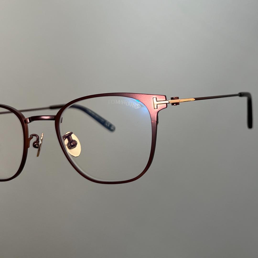 トムフォード メガネ ボストン マット ブロンズ ゴールド 眼鏡 日本製 チタン
