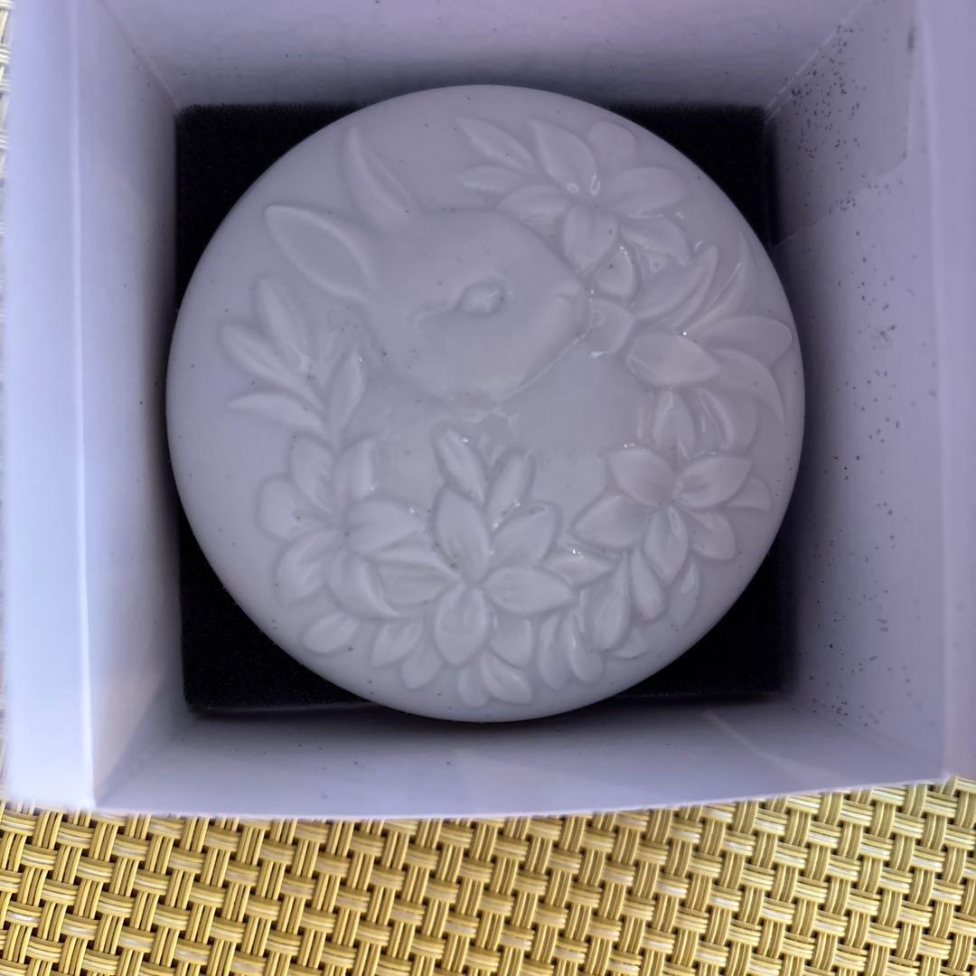 リヤドロ　アロマキャンドル　ラビット