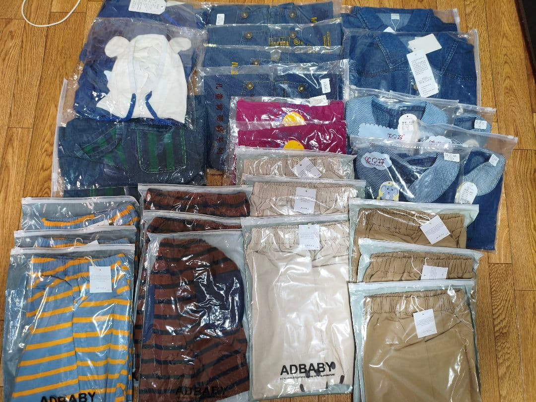 【新品・まとめ売り】子供服 74点セット（主に110〜120cm）
