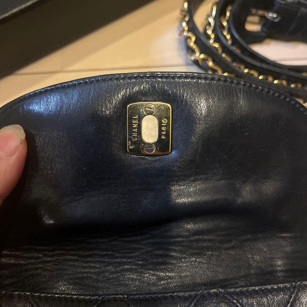 CHANEL ビコローレ　ウエストポーチ　マトラッセ　ヴィンテージ