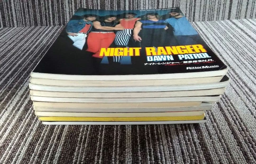 ナイトレンジャー 楽譜 スコア Night Ranger 10冊 まとめ売り