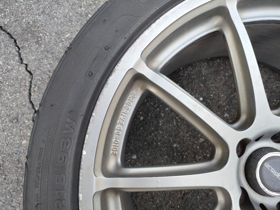 憂白 RAYZ prodrive GC-10E 18インチ 4本セット