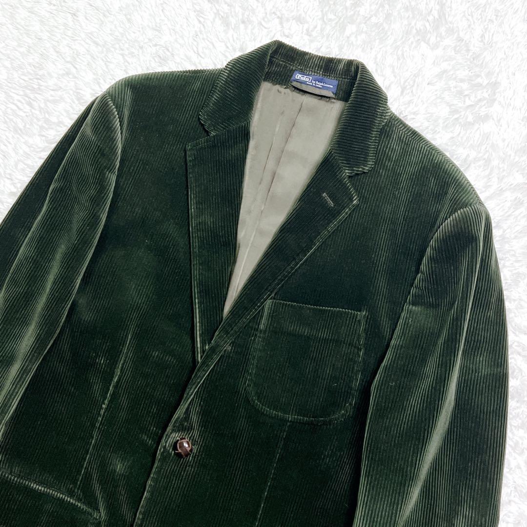 ポロ バイ ラルフローレン 太畝コーデュロイテーラードジャケット エルボーパッチ