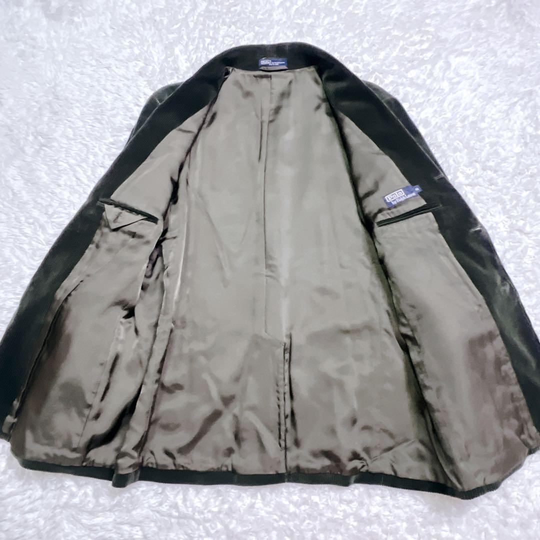 ポロ バイ ラルフローレン 太畝コーデュロイテーラードジャケット エルボーパッチ