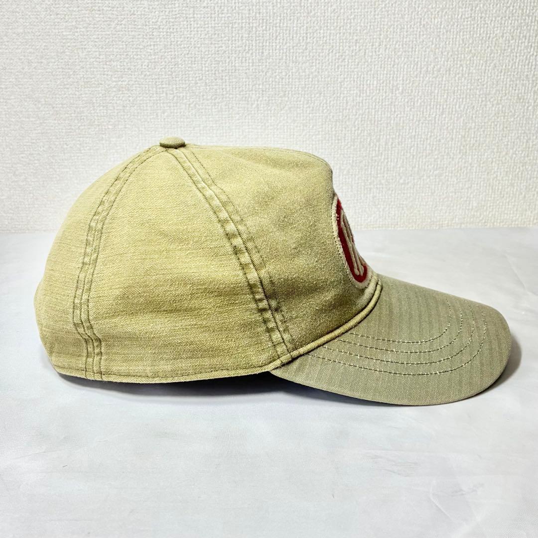 【人気】　RRL ダブルアールエル　オリーブグリーン　キャップ　ロゴワッペン
