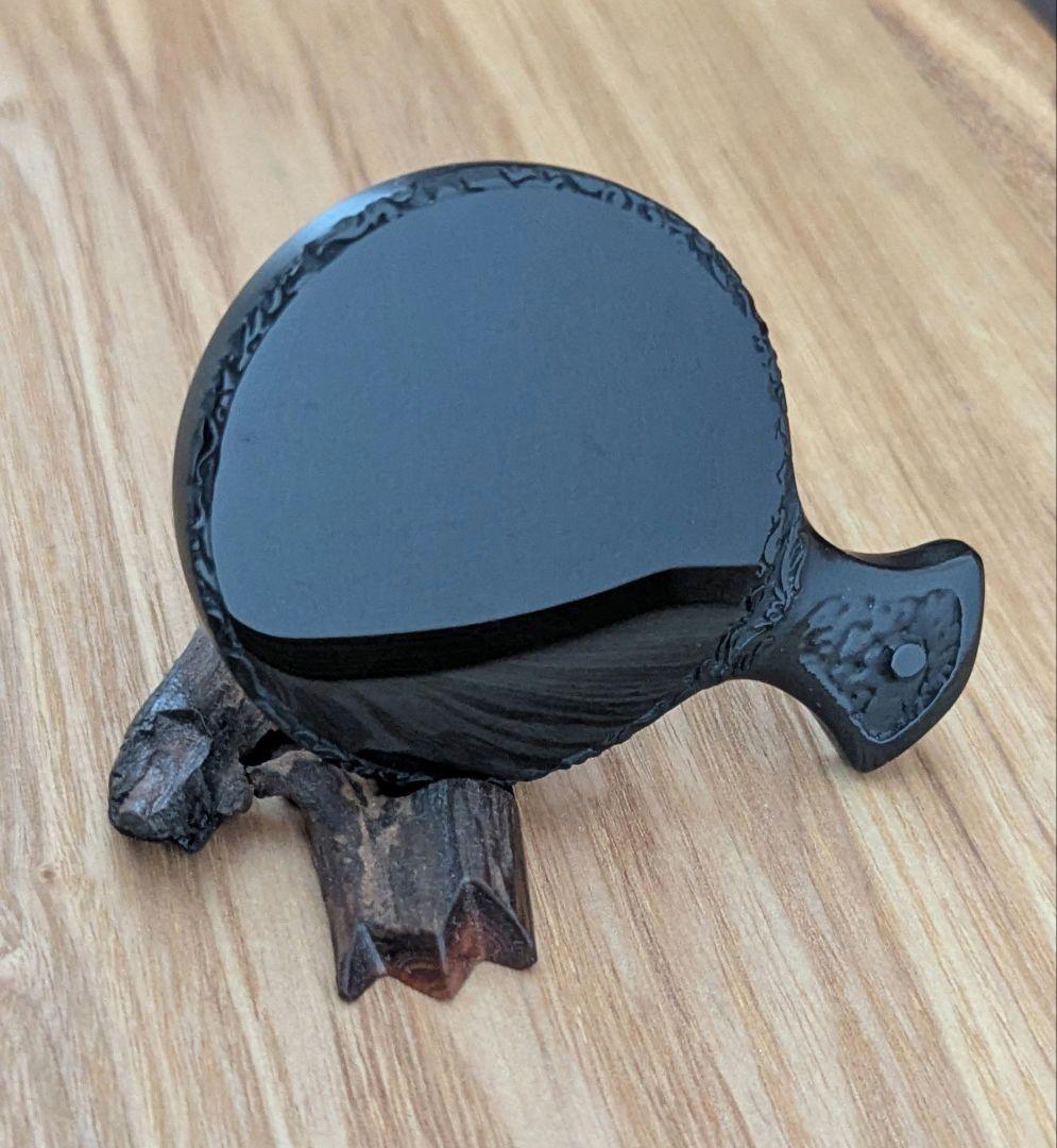 十勝石　黒曜石の手鏡　縄文