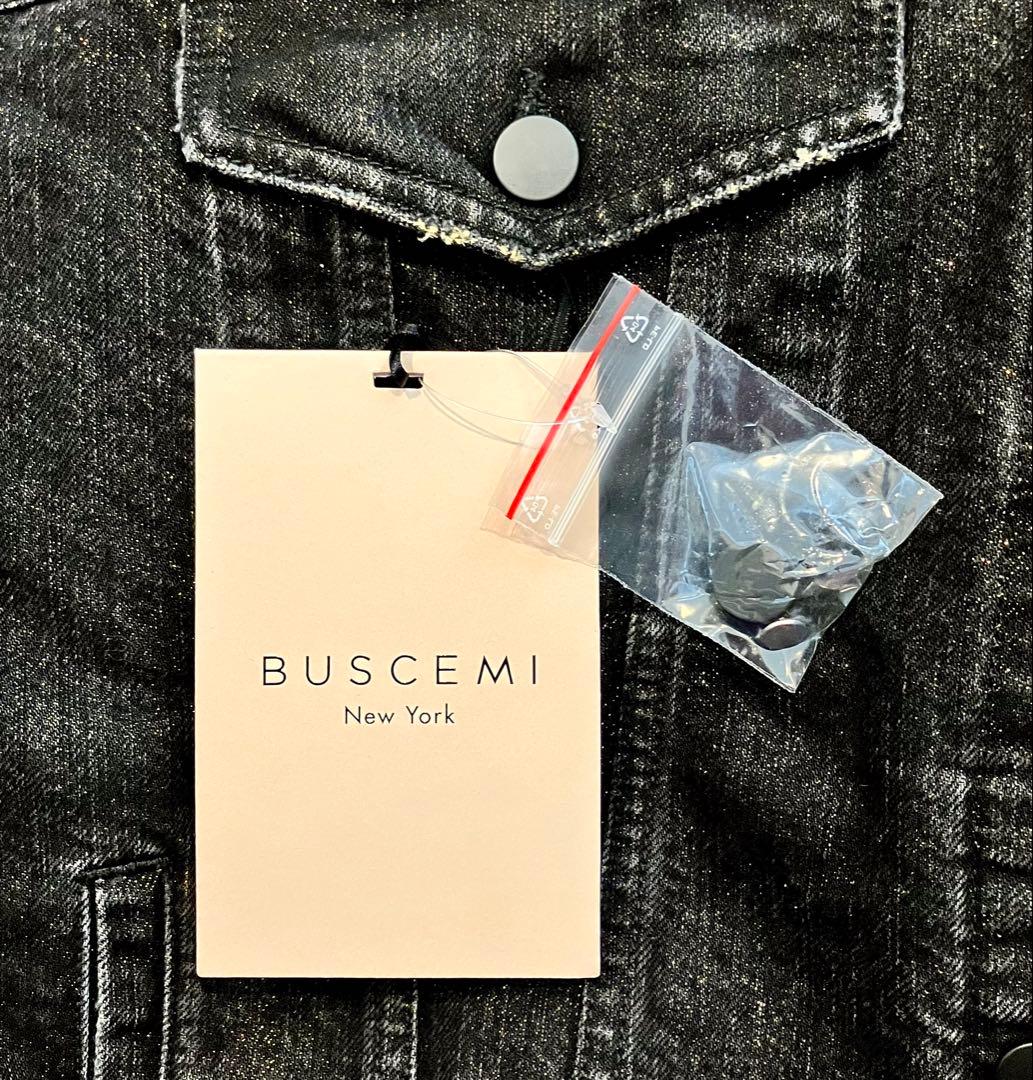 BUSCEMI ブシェミ 高級 金糸使用　デニムジャケット 44　イタリア製