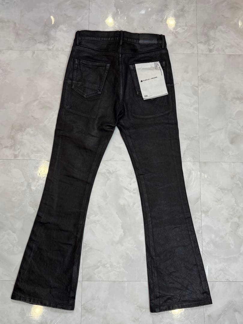 PURPLE BRAND ブラックブーツカットデニム