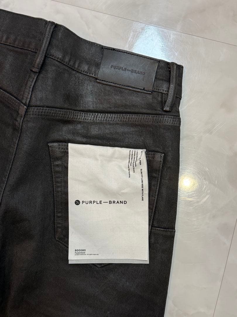 PURPLE BRAND ブラックブーツカットデニム