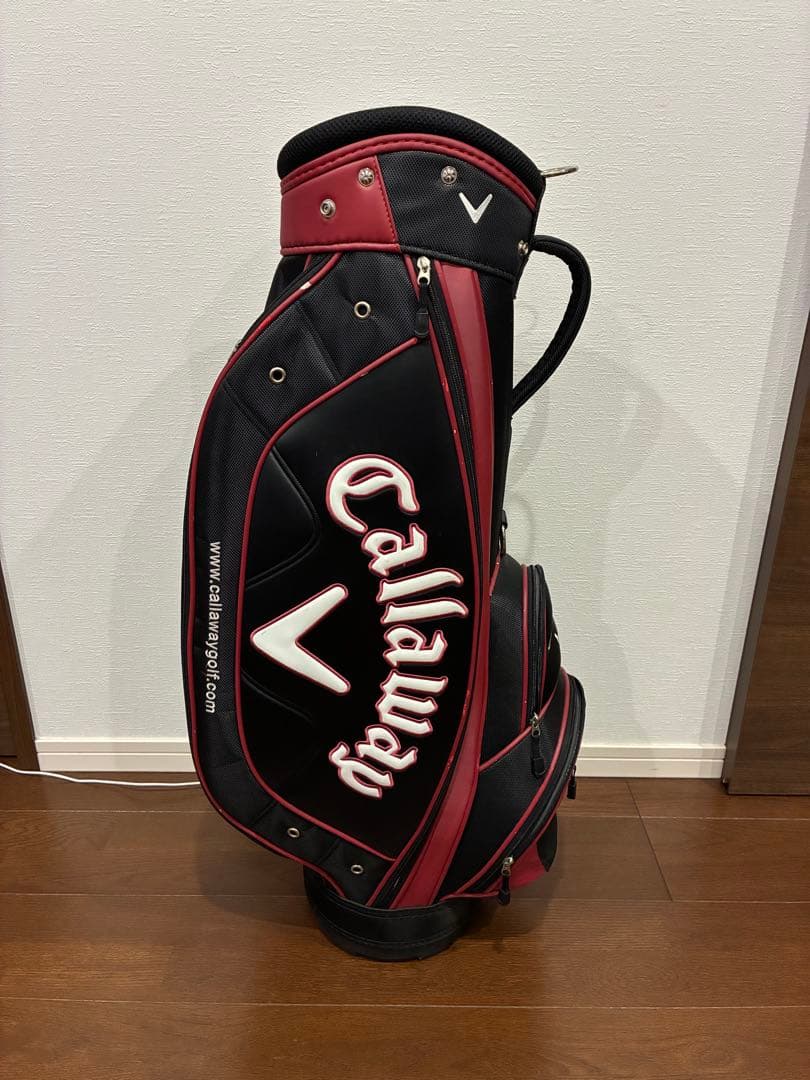 Callaway キャディバッグ 黒/赤