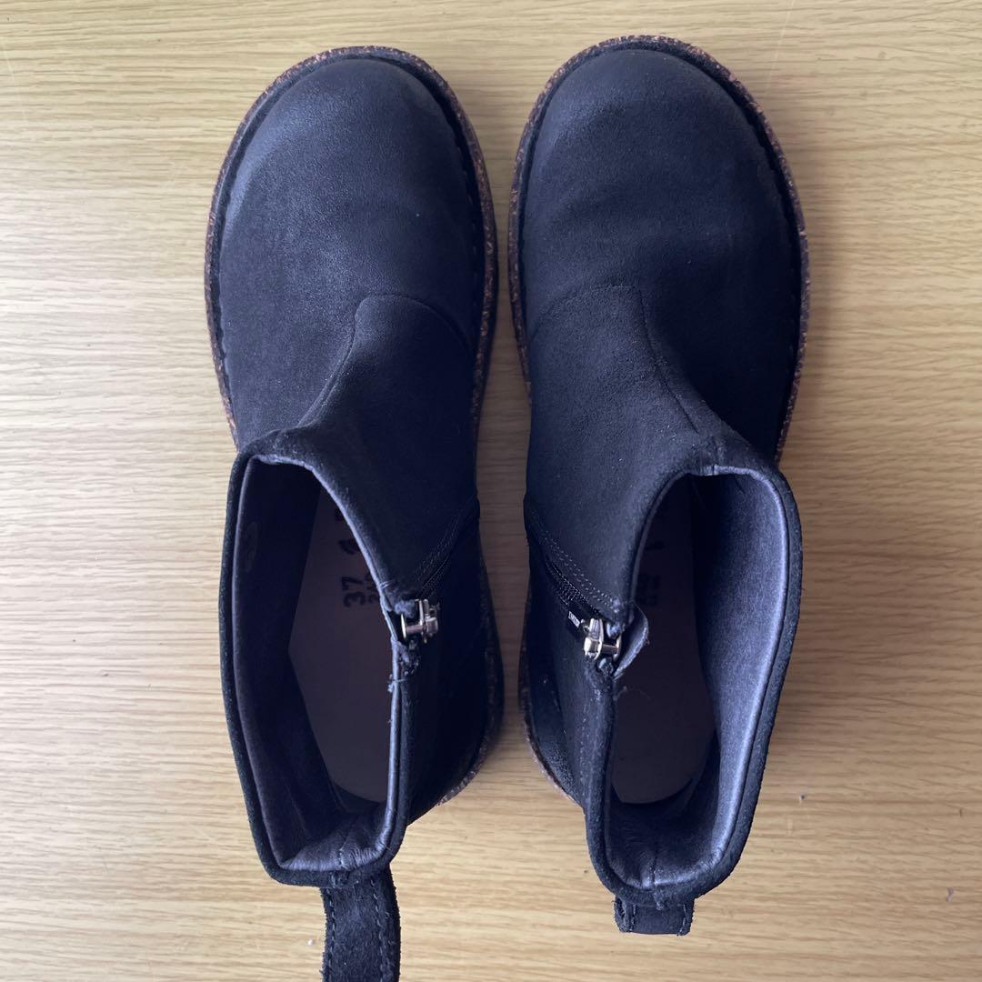 【BIRKENSTOCK 】MELROSE スエードレザー　ブラック 24cm