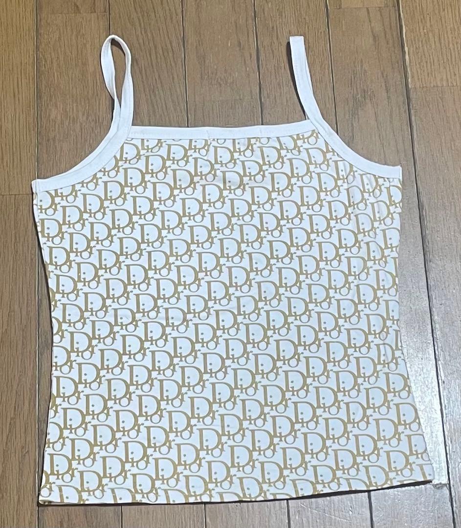 Christian Dior 花柄刺繍キャミソール サイズM レディース