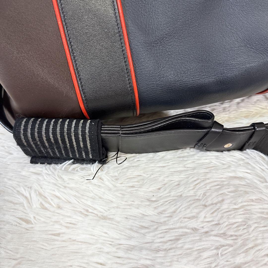 【美品】 Paul Smith ボストンバッグ オールレザー 2way ブラウン