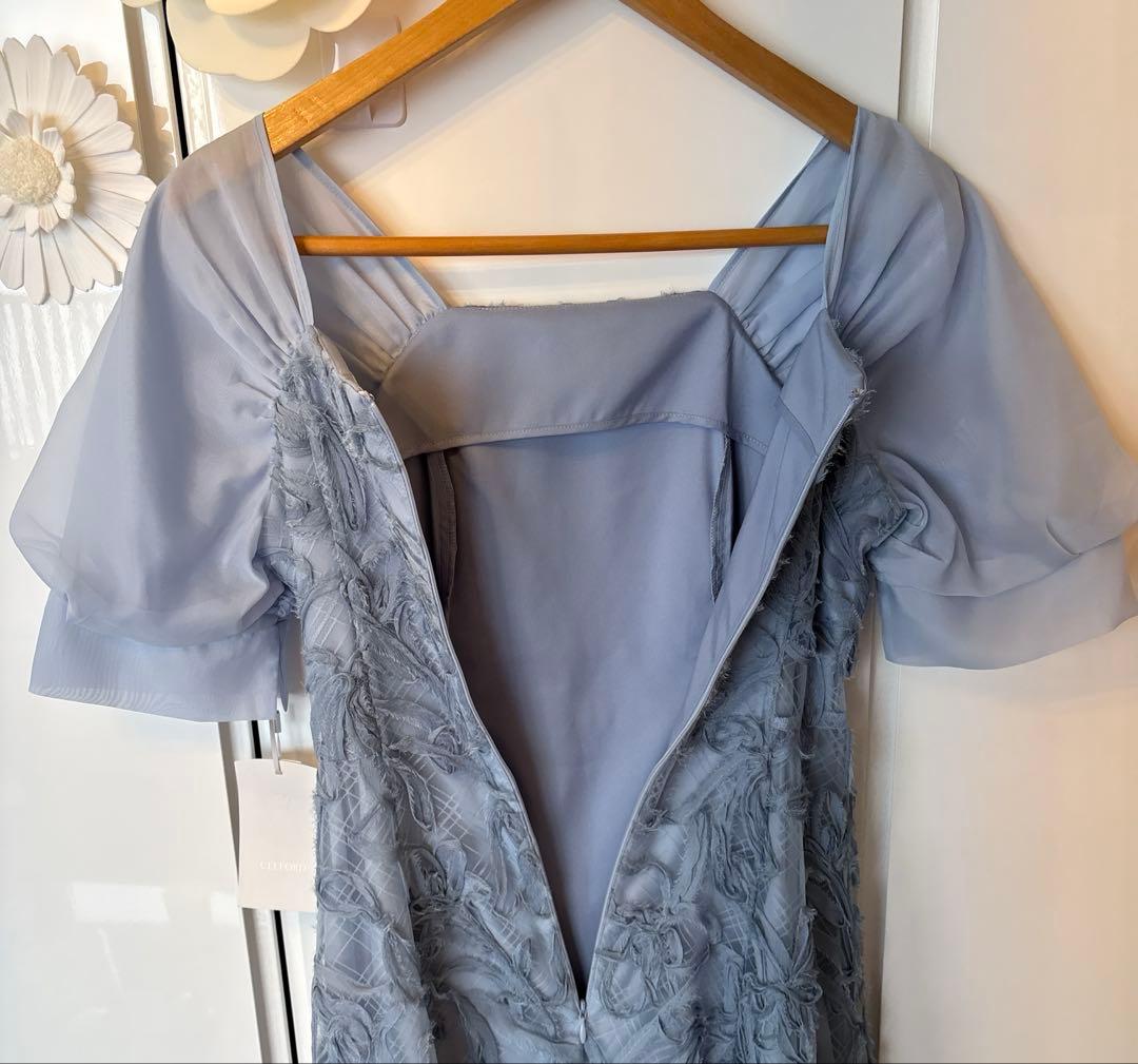 2025年CELFORD リリーエンブロイダリードレス　SAX 36 S