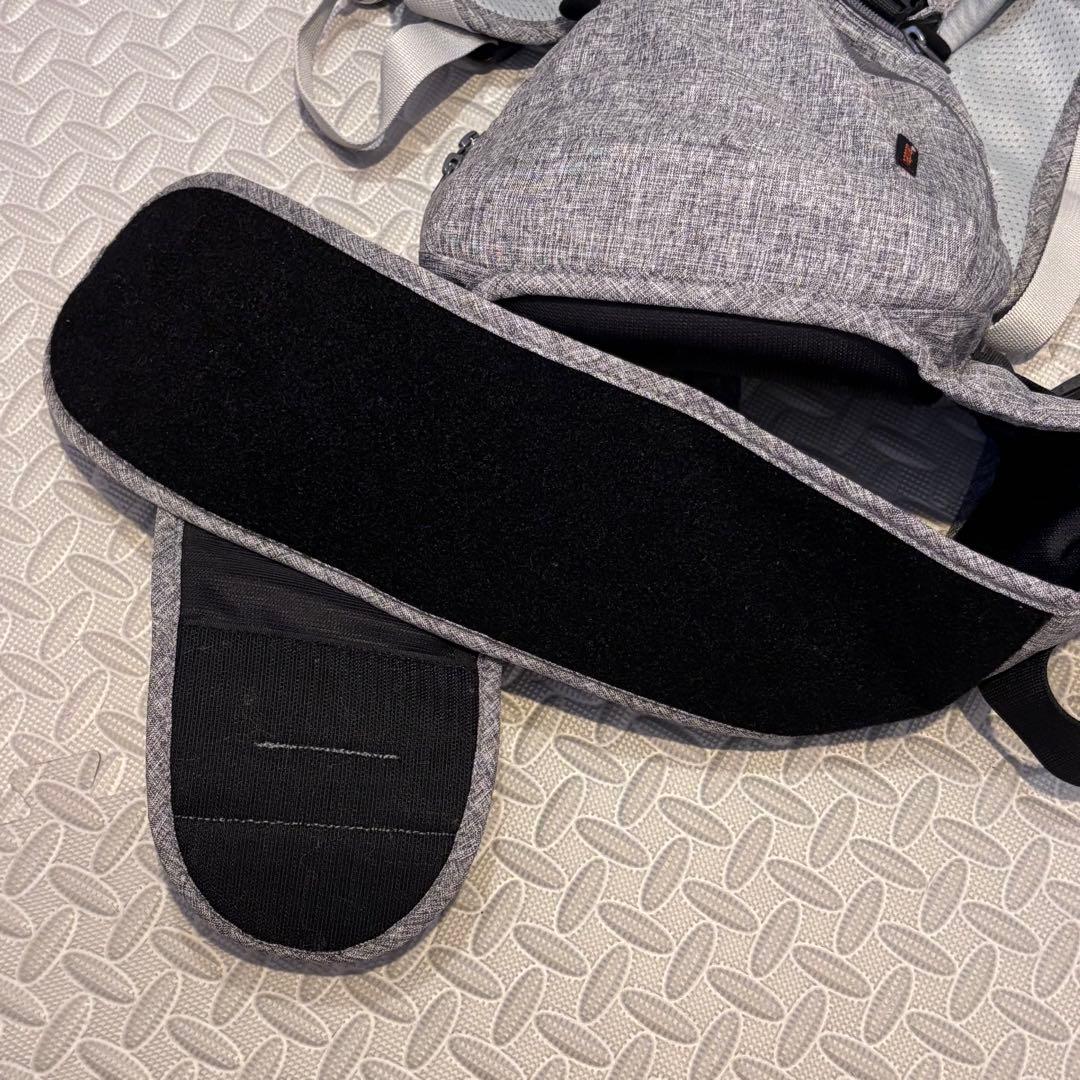 ナップナップ トラン メランジクレーエア 抱っこ紐 ヒップシート 箱、説明書あり