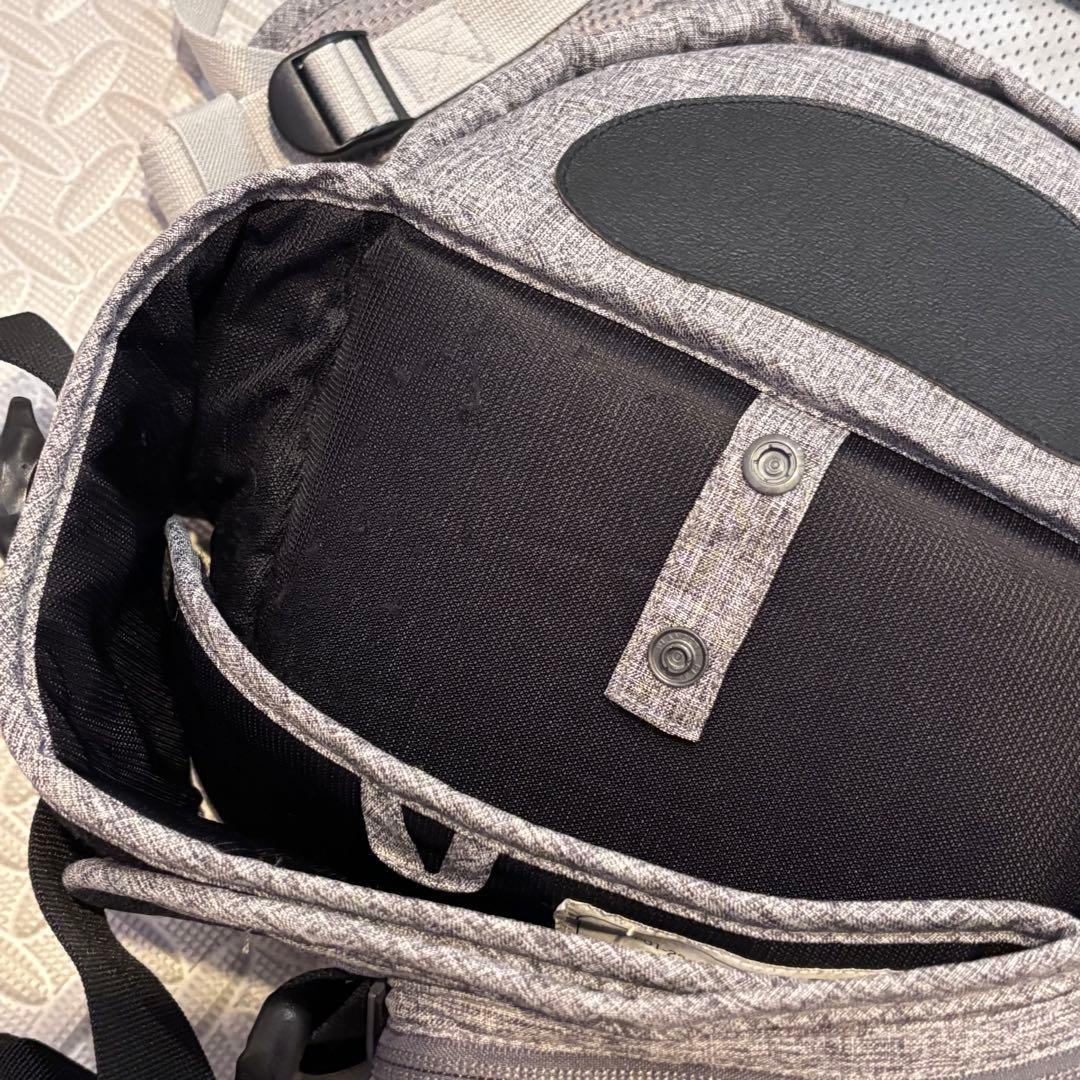 ナップナップ トラン メランジクレーエア 抱っこ紐 ヒップシート 箱、説明書あり