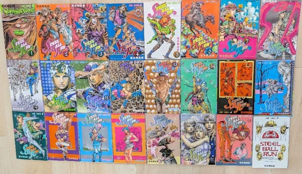 ジョジョの奇妙な冒険 1〜7部全巻 + ジョジョリオン計20冊+おまけ