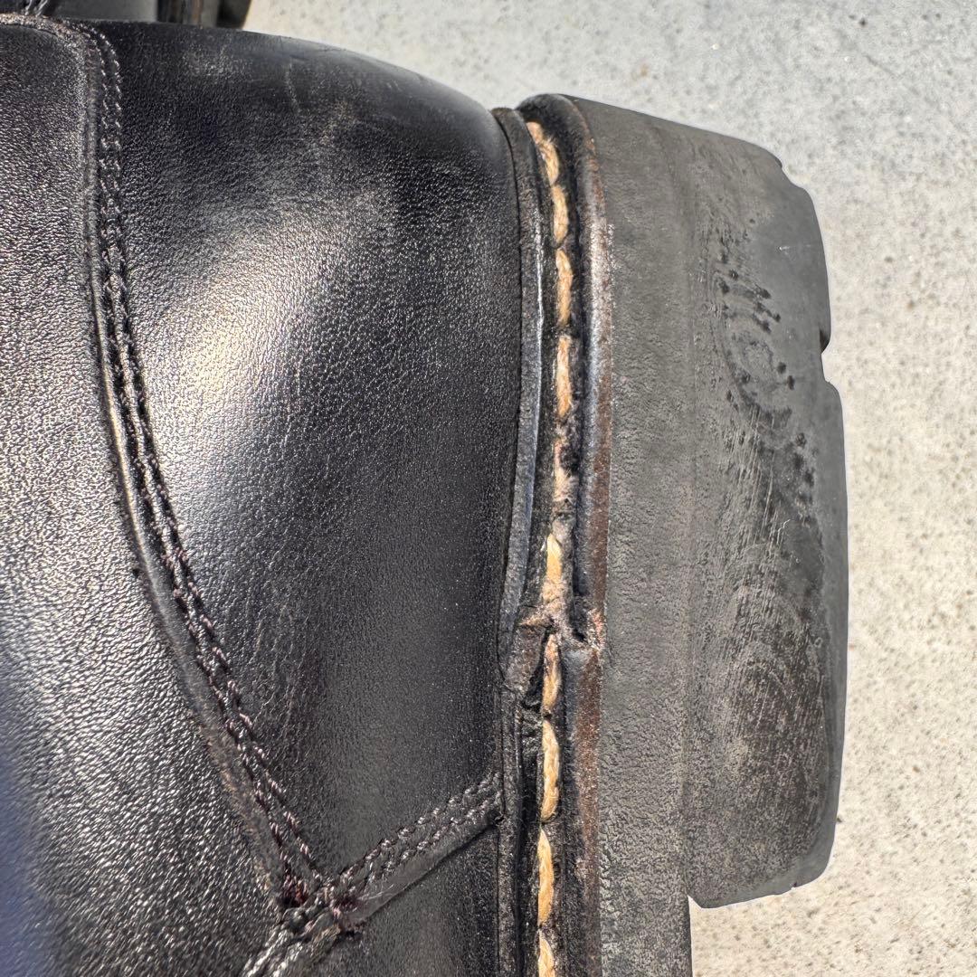 PARABOOT パラブーツUチップ 外羽根 黒 フランス製　ドレスシューズ　黒